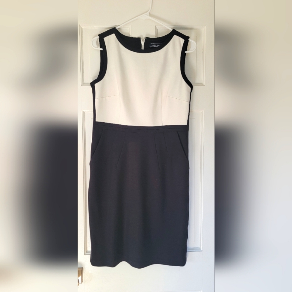 Lands End Ponte Sheath Dress Size 8P